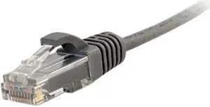 C2G 01096 Cat6 Cable - Snagless Unshielded Ethernet Slim Network Patch Cable, Grey (10 Feet, 3.04 Meters)