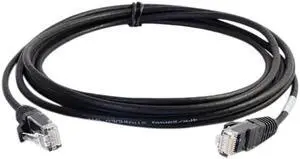 C2G 01097 Cat6 Cable - Snagless Unshielded Slim Ethernet Network Patch Cable, Black (6 Inches)