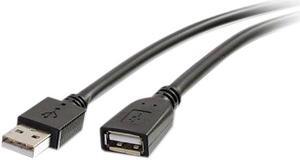 C2G 39011 USB Active Extension Cable - USB 2.0 A Male to A Female Cable, Plenum CMP-Rated, Black (32 Feet, 9.75 Meters)