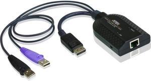 ATEN KA7169 USB DisplayPort Virtual Media KVM Adapter with Smart Card Support