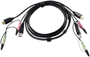ATEN 2L-7D02UH 1.8m USB HDMI KVM Cable with Audio