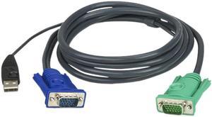 ATEN 5.91 ft. USB KVM Cable 2L-5202U