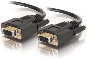 C2G 52036 DB9 F/F Serial RS232 Cable, Black (10 Feet, 3.04 Meters)