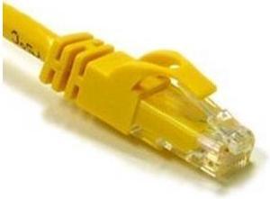 C2G 27872 Cat6 Crossover Cable - Snagless Unshielded Network Crossover Patch Cable, Yellow (7 Feet, 2.13 Meters)