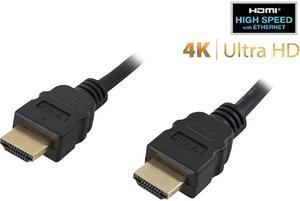 Nippon Labs HDMI-HS-15 15 ft. HDMI 2.0 Male to Male High Speed Cable with Ethernet Channel, Black