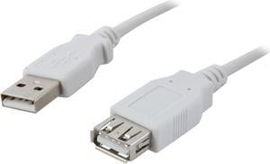 Nippon Labs Beige 3 ft. USB cable A/Male to A/Female extension USB cable  Model USB-3-MF
