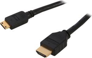 Nippon Labs Premium 3 ft HDMI to mini HDMI cable with metal hood  goldplated connectors 3ft Model MHDMI3 3 feet