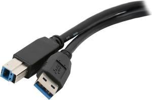 Nippon Labs USB3-3AB 3 ft. USB 3.0 Type A Male to B Male 3ft Cable for Printer and Scanner, Black