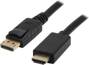 Nippon Labs DP-HDMI-10 10 ft. DisplayPort to HDMI Converter Cable Supporting VR / 3D / 4K, Black - DP to HDMI Adapter - (M/M) - OEM