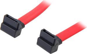 Nippon Labs SATA3-1.5FT-90R 1.5 ft. SATA III Male to Male Cable with Right Angel Connectors, Red - OEM