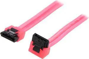 Nippon Labs SATA3L2FT90/180RD 2 ft. SATA III Cable w/ Locking Latch (90 degree to 180 degree) 2 feet - OEM