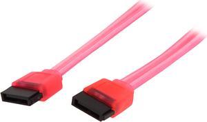 Nippon Labs SATA3-INS-6-LL-RD 6 ft. 6.0Gbit/s SATA3 Type L to SATA3 Type L Internal Shielded 6ft Cable UV Red 6 feet- OEM