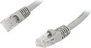 Nippon Labs CAT6MB-14GY 14 ft. CAT 6 UTP Injection Molded Boot Patch Ethernet Cable, Gray - OEM