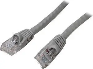 Nippon Labs CAT6MB-25GY 25 ft. CAT 6 UTP Injection Molded Boot Patch Ethernet Cable, Gray - OEM