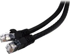 Nippon Labs CAT6MB-75BK 75 ft. CAT 6 UTP Injection Molded Boot Patch Ethernet Cable, Black - OEM