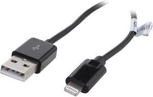 Nippon Labs USB-LI-3BK-5P 3 ft. MFi Certified Black Apple 8-pin Lightning to USB Cable - Charge and Sync Cable - 5 Packs