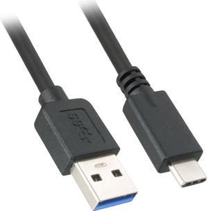 Nippon Labs 50USB3-CM-AM-6 6ft USB 3.0 (USB 3.2 Gen 1) USB-C Male to USB A Male Cable - Black
