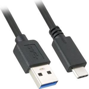 Nippon Labs 50USB3-CM-AM-3 3ft USB 3.0 (USB 3.2 Gen 1) USB-C Male to USB A Male Cable - Black