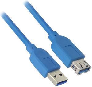 Nippon Labs 50USB3-AAF-15 15 ft. USB 3.0 A Male to A Female Extension Cable - Blue