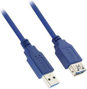 Nippon Labs 50USB3-AAF-6 6 ft. USB 3.0 A Male to A Female Extension Cable - Blue
