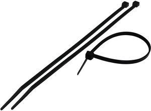 Nippon Labs 50CV-350-UV UV Resistant Nylon Cable Tie, 14 inches Long, 50 lbs. Tensile Strength, 100pcs/pack - Black (Nylon 66, UL 94V-2)