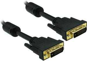 Nippon Labs 50DVI-8100-06-CL2 6 ft. 24AWG CL2 DVI-D 24+1 Dual Link Male to Male Digital Video Cable Gold Plated with Ferrite Core Support 2560 x 1600 for Gaming, DVD, Laptop, HDTV and Projector