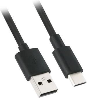 Nippon Labs 50USB2-CM-AM-10 10 ft. USB-C Male to USB A Male Charge and Data Transfer Cable - Black