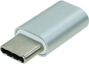 Nippon Labs USB 2.0 USB-C Male to Micro-USB B Female Adapter 50000-USB2-CM-13, Aluminum Shell