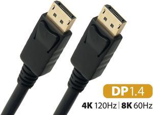 Nippon Labs DisplayPort 14 VERSION 8K DP Cable 8K 60Hz  3ft  VESA Certified  DP to DP 14 HBR3 Cable  Ultra High Speed 8K DP for Laptop PC TV Gaming Monitor 100 Copper Cable 50DP14VMM3
