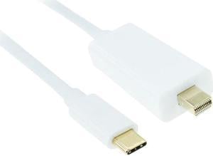 Nippon Labs 50USB31C-MDP-3-WH 3 ft. USB-C Male to Mini DisplayPort Male Cable - 4K 60Hz