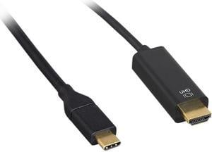 Nippon Labs USB 3.1 Type C to HDMI Cable 4K@60HZ, 10 ft. M-M, Black USB-C to HDMI Adapter Cable