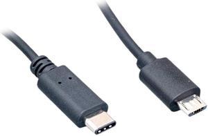 Nippon Labs 6 ft. USB 2.0 Type C Male to Micro B Male Cable, 480M, 3A , Black Color, 30C-10UC-2CM1-2