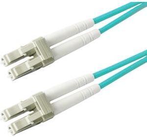 AddOn 2m Laser Optimized Multi-Mode Fiber (LOMM) Duplex LC/LC OM3 Aqua Patch Cable
