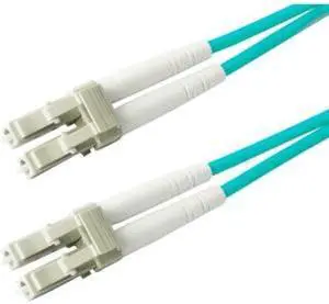 AddOn 6m Laser Optimized Multi-Mode Fiber (LOMM) Duplex LC/LC OM3 Aqua Patch Cable