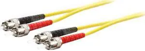 AddOn 3m Single-Mode Fiber (SMF) Duplex ST / ST OS1 Yellow Patch Cable