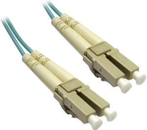 AddOn 4m Laser Optimized Multi-Mode fiber (LOMM) Duplex LC/LC OM4 Aqua Patch Cable