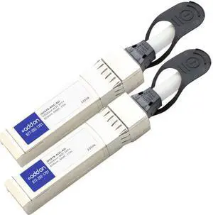 AddOn J9287B-AOC-AO 49.21 ft. Cat Twinaxial Black Network Ethernet Cable