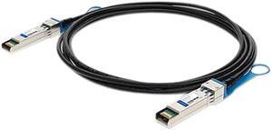 AddOn PAN-SFP-PLUS-CU-3M-AO 9.84 ft. Cat Twinaxial Black Network Ethernet Cable