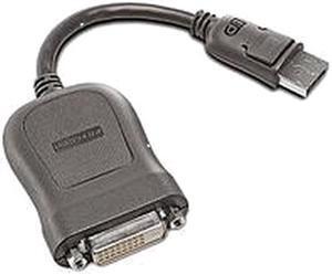 Lenovo 45J7915 7.87" Black DisplayPort to Single-Link DVI-D DisplayPort to Single-Link DVI-D Monitor Cable
