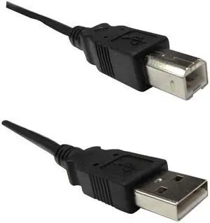 Weltron 90-USBAB-2.0-15 Black USB 2.0 A to B Cable