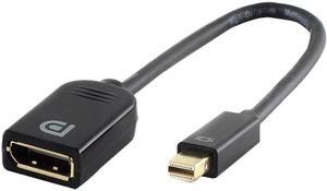 Alogic MDP-DP-ADP 5.90" (15cm) 15cm Mini DisplayPort 1.2a Male to DisplayPort Female Adapter