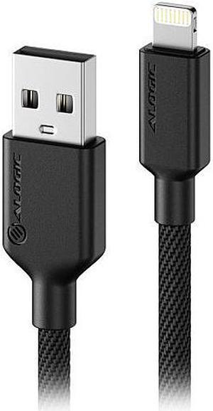 ALOGIC ELPA8P01-BK Black Elements Pro USB 2.0 USB-A to Lightning Cable 1m