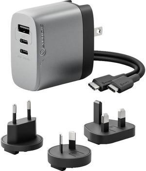 Alogic 3x 67W Rapid Power Multi Country GaN Charger - Space Grey   WCM3X67-SGR