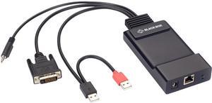 Black Box EMD200DV-T Emerald Zero U DVI KVM-over-IP Transmitter - Single Head, HD, V-USB, Audio, 12-in.