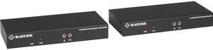 Black Box KVXLCHF-100 KVX Series KVM Extender over Fiber - 4K, Single-Head, HDMI, USB 2.0, Serial, Audio, Local Video