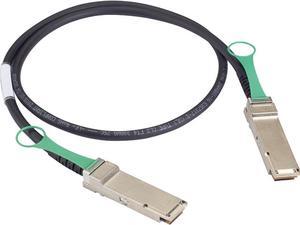 Black Box QSFP-H40G-CU3M-BB 9.84 ft. Black QSFP+ 40-Gbps Direct Attach Cable (DAC) - Cisco SFP-H10GB-CUxxM Compatible