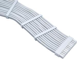 Phanteks PH-CBKT-G5S_WT01 Revolt Cable Kit, PCIe Gen5 Starter Set, Individually Sleeved Cables with combs, Compatible with Revolt and AMP series power supplies, White