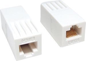 Micro Connectors C20-110L6W CAT6 RJ45 Coupler F-F