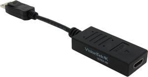 VisionTek 900692 DisplayPort to HDMI (4K) Active Adapter (M/F)
