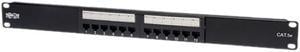 TRIPP LITE 12-Port 1U Rackmount Cat5e 110 Patch Panel, 568B, RJ45 Ethernet